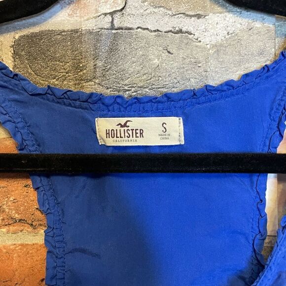 5 forĀ $25š„Hollister Royal Blue Button UpāTank TopāSmall - Picture 3 of 6